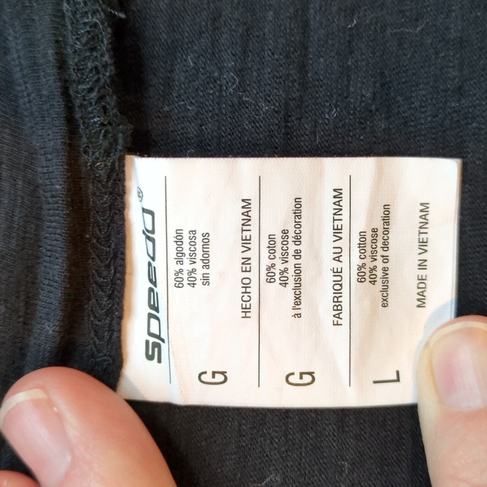 Speedo Swim Cover-up In Black Size L - Picture 8 of 9